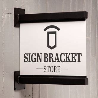 custom metal sign brackets|building mounted signage bracket.